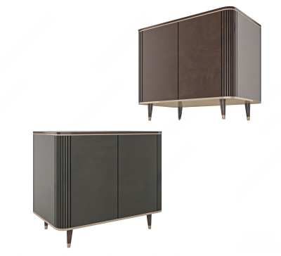 现代床头柜3D模型下载